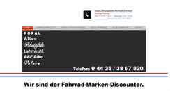 Desktop Screenshot of die-fahrradhalle.de